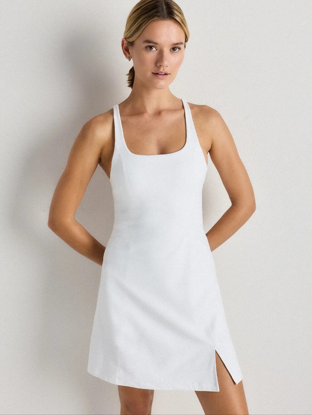 Quince Power Up Dress - Navy